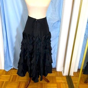 Cordelia black maxi skirt Party Time!